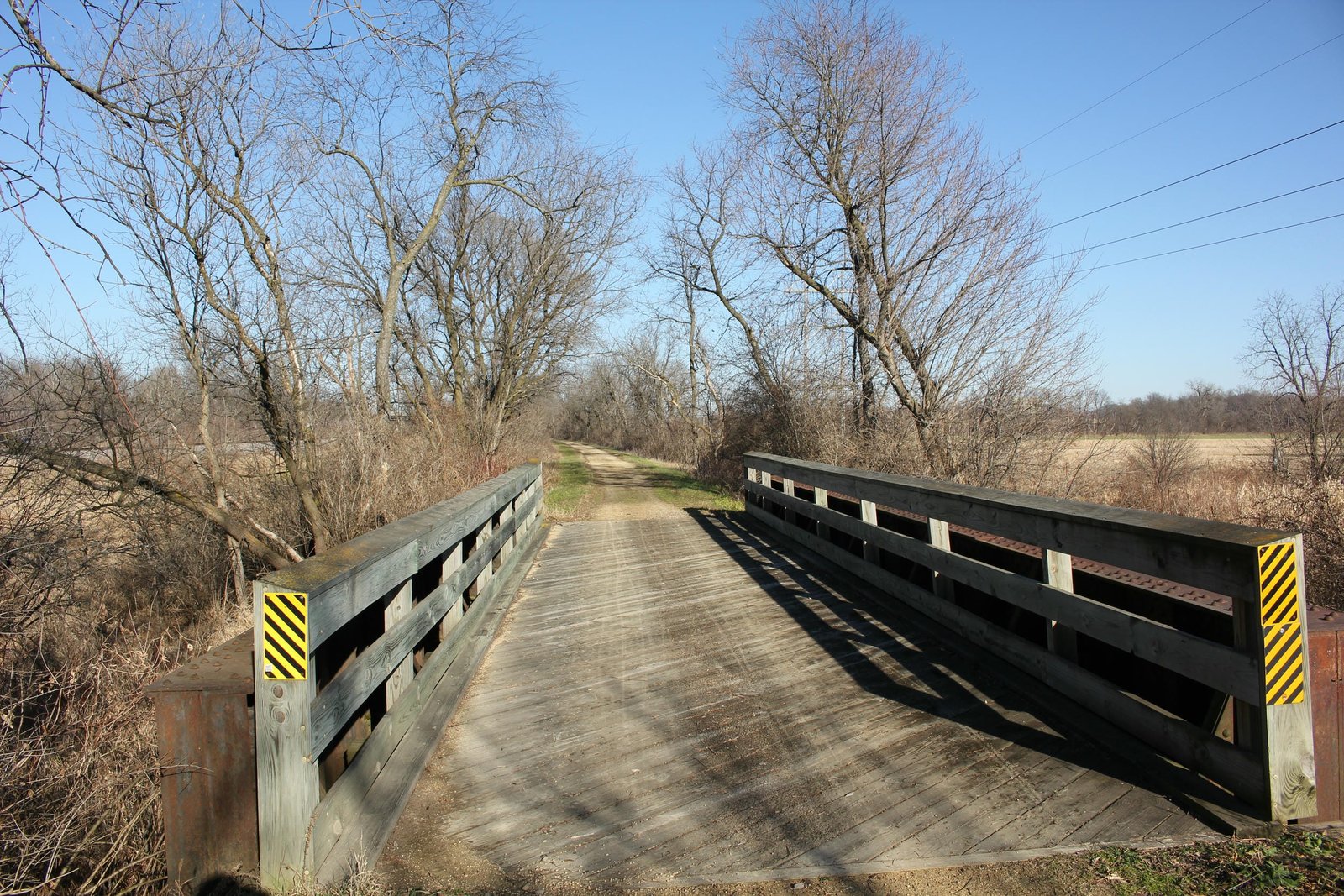 Looking east